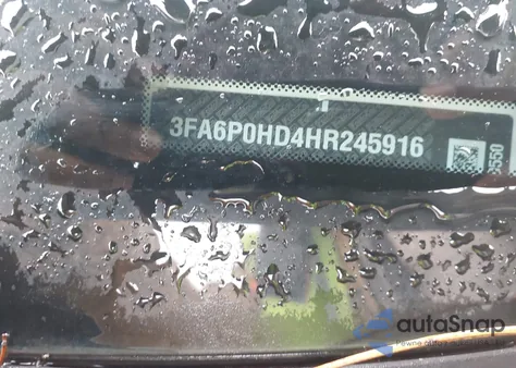 2017 Ford Fusion Se from USA, damaged, VIN 3FA6P0HD4HR245916